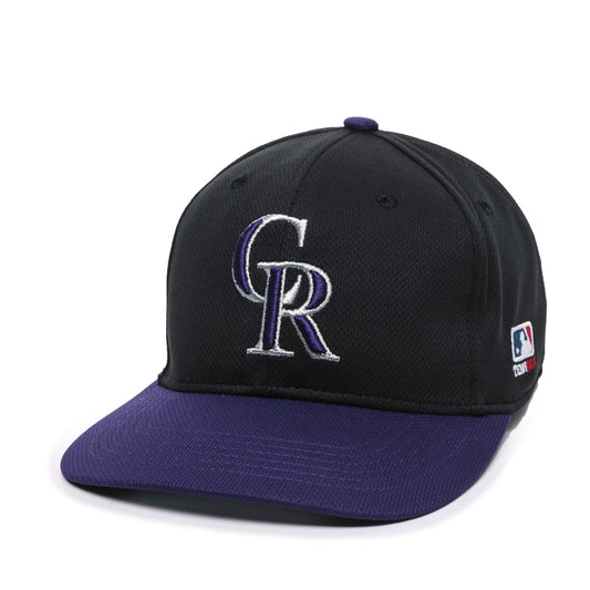MLB-350-Colorado Rockies Black/Purple 1COA-ALTERNATE